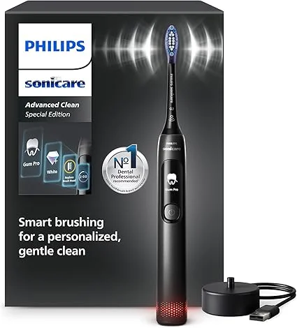 Philips Sonicare Advanced Clean Limited Edition Electric Toothbrush Smart Screen Pressure Sensor